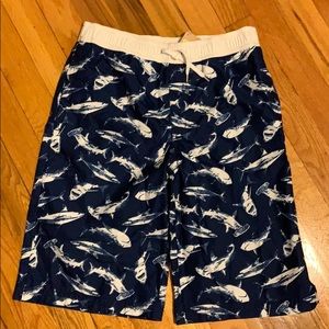 NWT Crazy 8 Shark Swim Trunks Youth XL